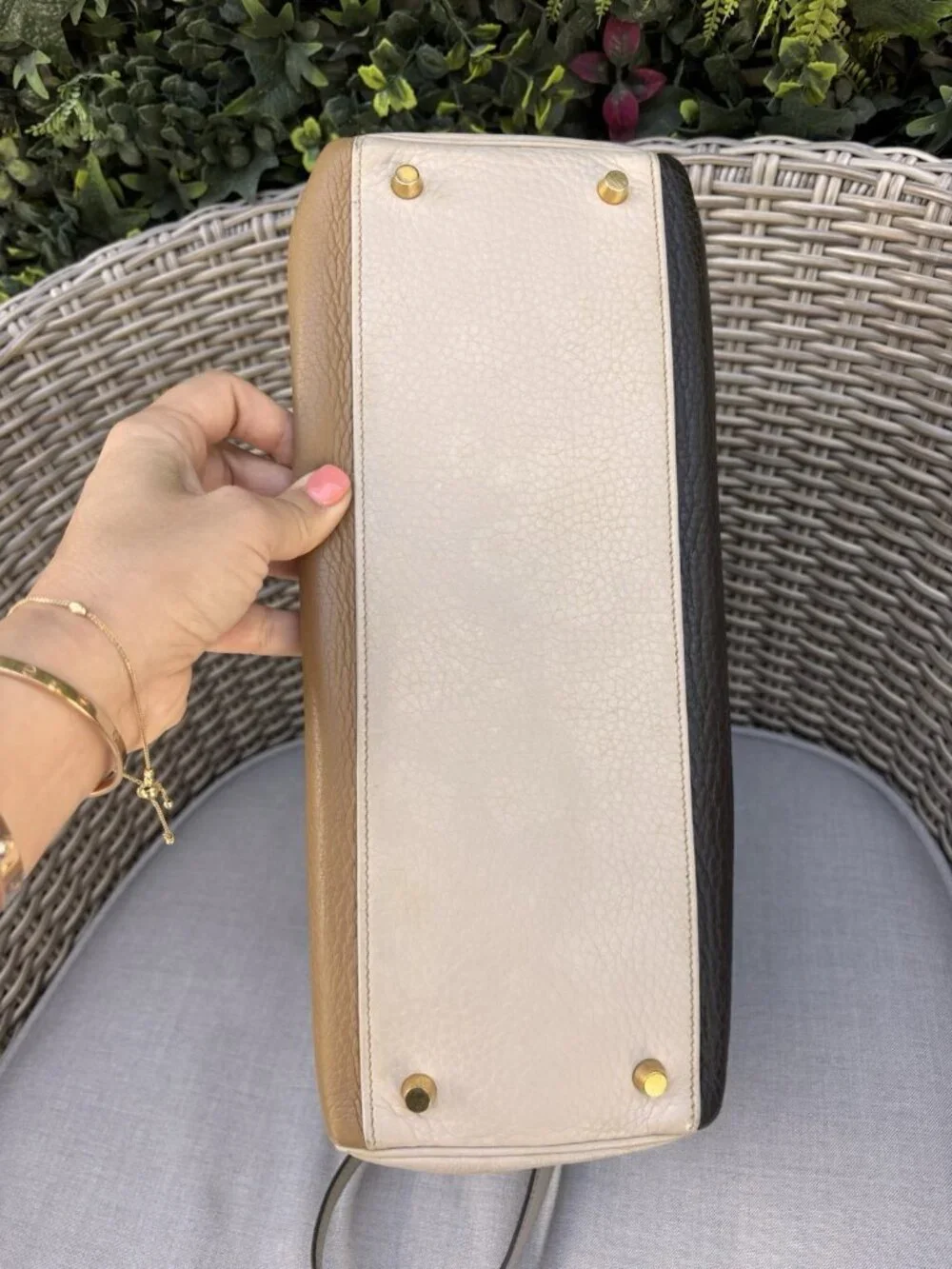 Authentic Limited Edition Hermes Tricolore Taurillon Clemence Kelly 32 Retourne - Picture 11 of 13